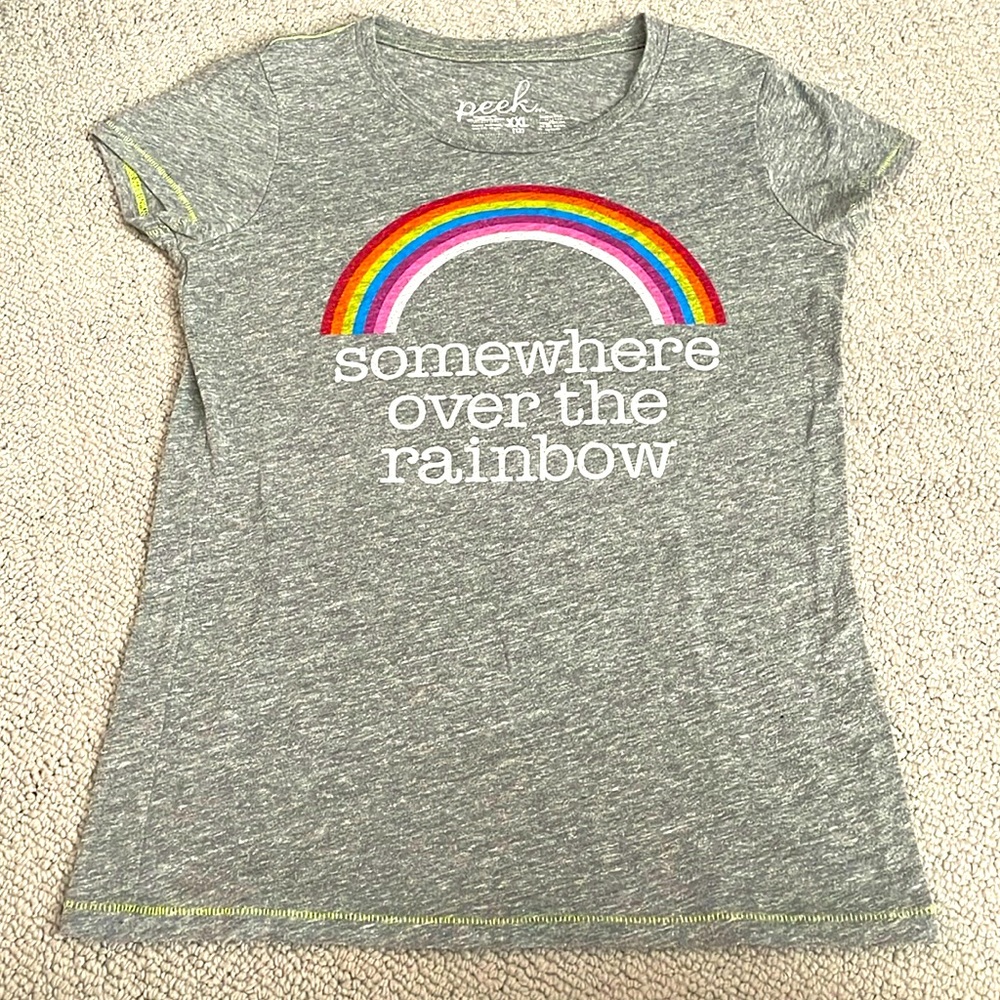 Peek Somewhere over the rainbow tee shirt